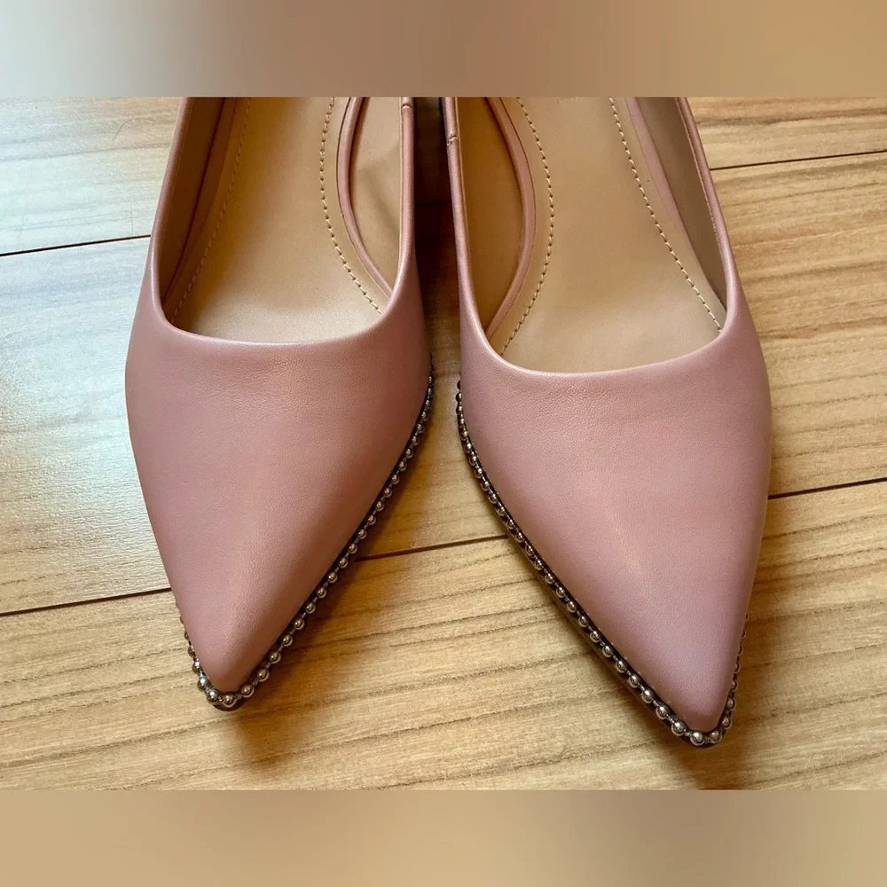 Coach Pink Pointed Toe Heels